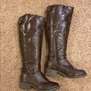 Brown Knee High Boots